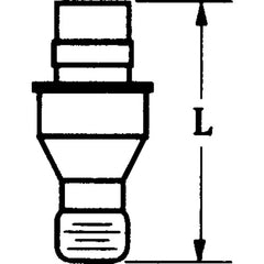 #KLC46 For 1/2″ IC - M6.3 × 1.0 Thread - Lock Pin - Exact Industrial Supply