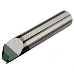 .2600 Min Hole Dia - .1/4 SH Dia - .020/.022 Groove Width - Grooving Tool-AlTiN - Exact Industrial Supply