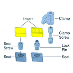 #ISSN433 For 1/2″ IC - Shim Seat - Exact Industrial Supply