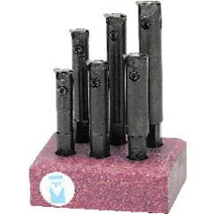 APT High Performance Indexable 6 Piece Boring Bar Set - Right Hand 1/2'' Shank - Exact Industrial Supply