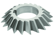 3 x 1/2 x 1-1/4 - HSS - 45 Degree - Left Hand Single Angle Milling Cutter - 20T - TiAlN Coated - Exact Industrial Supply