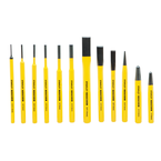 12PC PUNCH AND CHISEL SET - Exact Industrial Supply