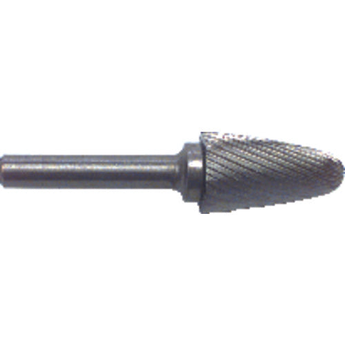 3/8 × 3/4 × 1/4″ SH Tree Radius End Shape - HSS - Burr - Exact Industrial Supply