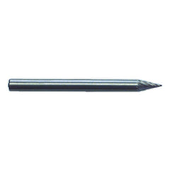 1/4 × 1/4 × 1/8″ SH Cone Shape - HSS - Burr - Exact Industrial Supply