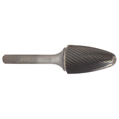 1/4 EdgeHog Tree Shape Radius End Carbide Bur SF-1 Standard - Exact Industrial Supply