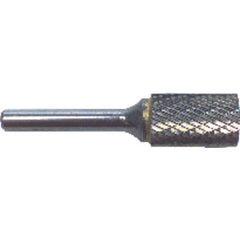 1/16 EdgeHog Cyl Flat End Miniature Carbide Bur SA-41 Std Alt Diamond (Double) - Exact Industrial Supply
