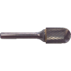 1/4 EdgeHog Cylindrical Radius End Carbide Bur SC-1 Standard - Exact Industrial Supply