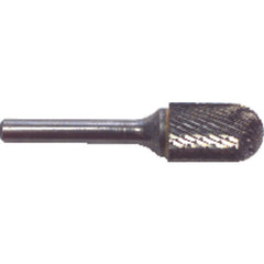 1/4 EdgeHog Cyl Radius End Miniature Carbide Bur SC-51 Std Alt. Diamond(Double) - Exact Industrial Supply