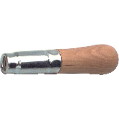 Short Ferule Wood File Handle - #1 Fits 3–4″ Files - Exact Industrial Supply