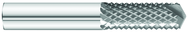1/2 x 1 x 1/2 x 3 Solid Carbide Router - Style D - 135° Drill Point - Exact Industrial Supply