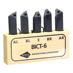 Style AR;AL.BR;BL;E 1/2x1/2" SH - Indexable Tool Bit Set - Exact Industrial Supply