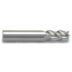 5/16" Dia. - 2-1/2" OAL -  Carbide for Aluminum ALU-S-45°-HP End Mill - 3 FL - Exact Industrial Supply