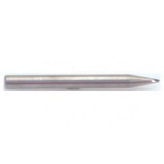 .025" Dia. - 1-1/2" OAL - AlTiN - CBD - 30° - Center Cut - Mini Ball End - EM - 2 FL - Exact Industrial Supply