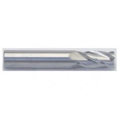 5/32 Dia. x 2 Overall Length 3-Flute Square End Solid Carbide SE End Mill-Round Shank-Center Cut-AlTiN - Exact Industrial Supply