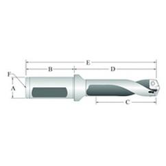 60715S-075F Spade Drill Holder - Exact Industrial Supply