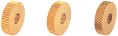 Knurling Wheel - 5/16" Hole Dia; 1" Dia; 35 TPI; Straight - Exact Industrial Supply
