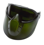 Capstone Shield - Shade 5 IR Lens - Green Frame - Goggle - Exact Industrial Supply