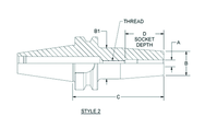 HSK100 1/2 x 3.74 - Shrink Fit Tool Holder - Exact Industrial Supply
