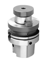 2-1/2" Dia. - 2.87" Gage Length - V-Flange Shell EM Holder - Exact Industrial Supply