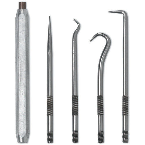 5 Pieces Hook & Pick Set - Exact Industrial Supply