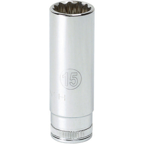 1/4″ Drive 6 Point Deep Metric Socket 7 mm - Exact Industrial Supply