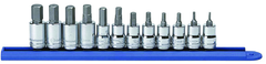 12PC METRIC HEX BIT SOCKET SET - Exact Industrial Supply