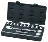 15PC 1/2" DRIVE SAE SOCKET SET - Exact Industrial Supply