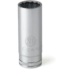 1/2″ Drive 12 Point Deep Metric Socket 13 mm - Exact Industrial Supply