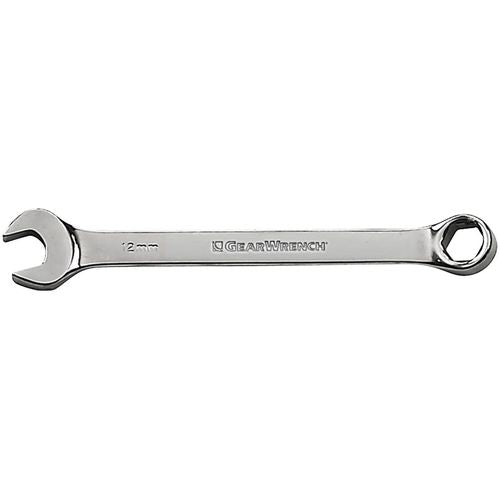 12 mm 6 Point Full Polish Combination Wrench - Exact Industrial Supply