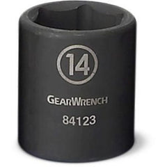 1/4″ Drive 6 Point Standard Impact Socket 9 mm - Exact Industrial Supply