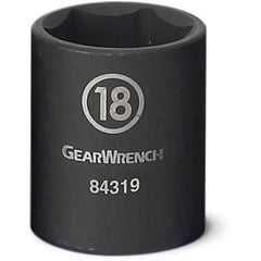3/8″ Drive 6 Point 10 mm Standard Impact Socket - Exact Industrial Supply