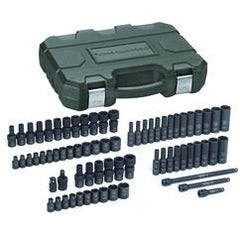 71PC IMPACT SKT SET SAE/METRIC 1/4" - Exact Industrial Supply