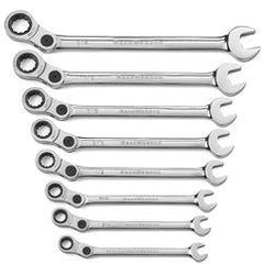 8PC INDEXING COMBINATION WRENCH SET - Exact Industrial Supply