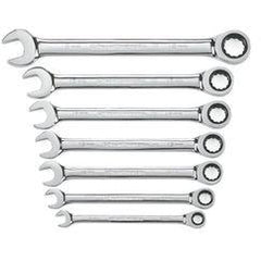 7PC COMBINATION RATCHETING WRENCH - Exact Industrial Supply