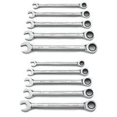 10PC COMBINATION RATCHETING WRENCH - Exact Industrial Supply