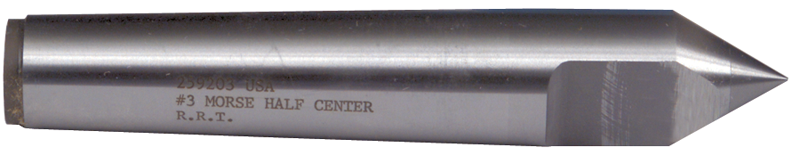 3MT Half Carbide Tipped - Dead Center - Exact Industrial Supply