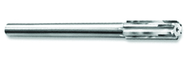 .4996 Dia- HSS - Straight Shank Straight Flute Carbide Tipped Chucking Reamer - Exact Industrial Supply