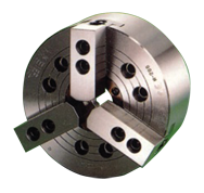 Wedge Type Power Chuck - 10" A8 Mount; 3-Jaw - Exact Industrial Supply