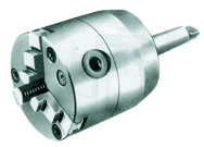 Self-Centering Chuck with Taper SH - 3" 2 MT Mount; 3-Jaw - Exact Industrial Supply