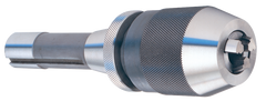 1/32 - 1/2'' Capacity - R8 Shank - Keyless Drill Chuck with Integral Shank - Exact Industrial Supply