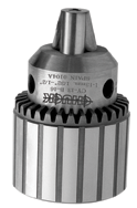 .0625 - .625" Capacity - 1/2-20 Mount - Plain Bearing Drill Chuck w/Key - Exact Industrial Supply