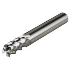 3mm Dia. - 57mm OAL - AlTiN - 45°-HardMill - .2mm Corner Radius- End Mill - 4 FL - Exact Industrial Supply