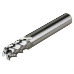 8mm Dia. - 75mm OAL - AlTiN - 45°-HardMill - .5mm Corner Radius- End Mill - 4 FL - Exact Industrial Supply