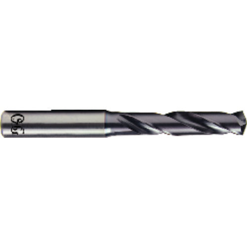 23/64″ Dia. x #33 Shank × 47 mm Flute Length × 89 mm OAL, 3xD, TiAlN, 2xD Flute, Coolant Thru, H6 Solid Carbide Drill - Exact Industrial Supply