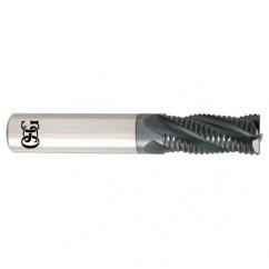 1/4" Dia. - 2-1/2" OAL - TiALN CBD - Square End Roughing End Mill - 4 FL - Exact Industrial Supply