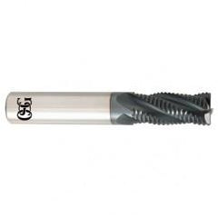 1/4" Dia. - 2-1/2" OAL - TiALN CBD - Square End Roughing End Mill - 4 FL - Exact Industrial Supply