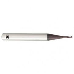 2.5mm x 6mm x 3.7mm x 60mm 2Fl Carbide Square OSG HY-PRO® CARB End Mill-TiALN - Exact Industrial Supply