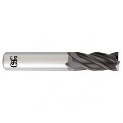 7/8 x 7/8 x 1-1/2 x 4 4Fl  Square Carbide End Mill - TiALN - Exact Industrial Supply