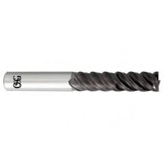 6mm x 6mm x 15mm x 60mm 4Fl  Square Carbide End Mill - TiALN - Exact Industrial Supply