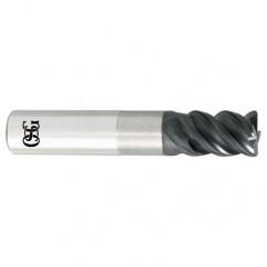 12mm x 12mm x 18mm x 102mm 4Fl 0.5mm Square Carbide End Mill - TiALN - Exact Industrial Supply